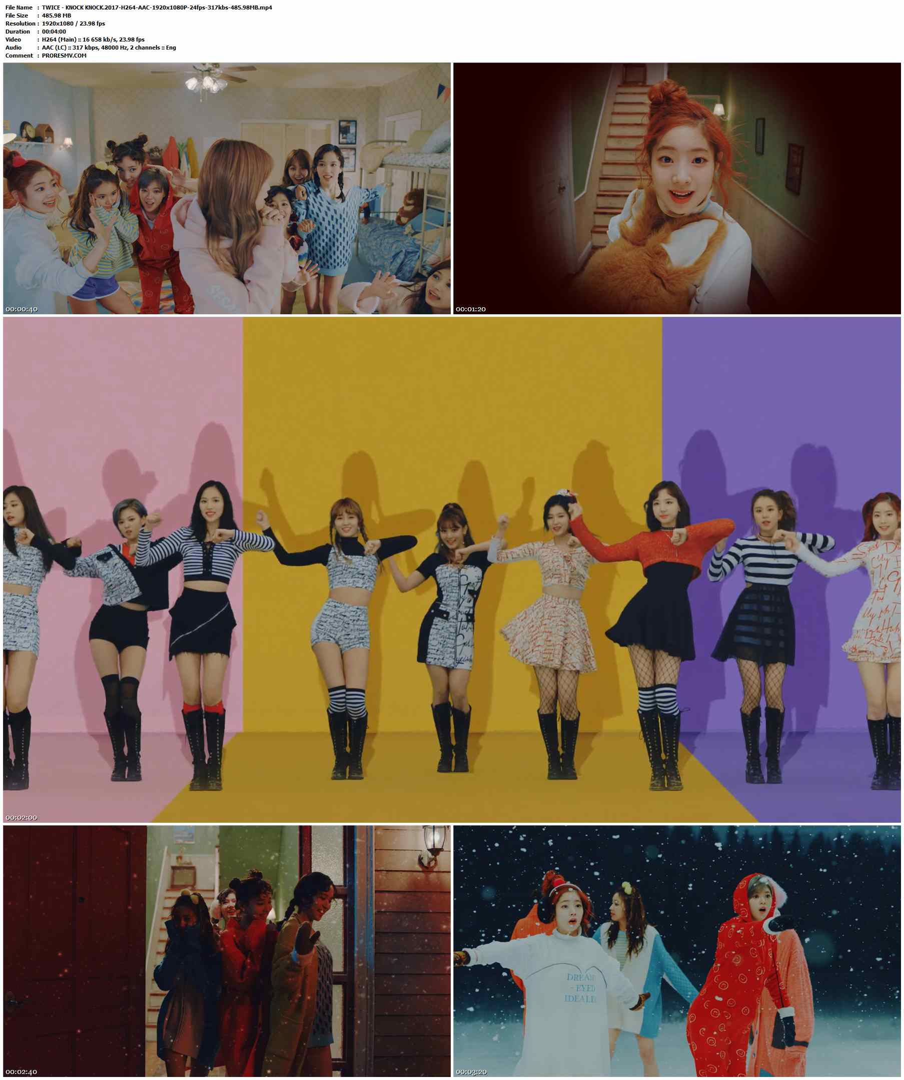 TWICE - KNOCK KNOCK.2017-H264-AAC-1920x1080P-24fps-317kbs-485.98MB官方MV_高清MV